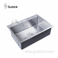 Above counter single bowl stainless steel kichen sink